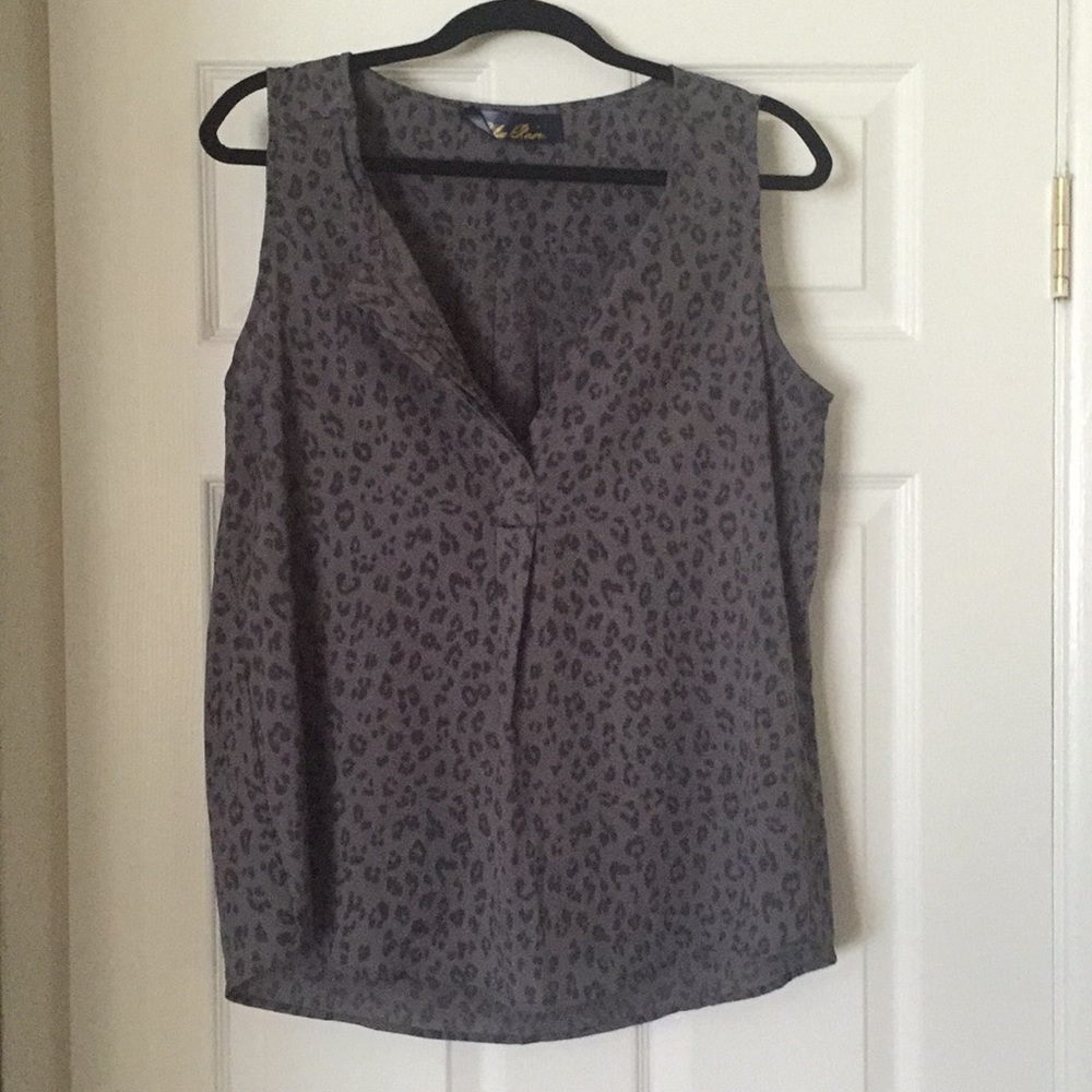 Animal print tank
